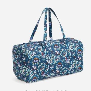 Vera Bradley XL Duffel Bag Travel Luggage Floral Bursts NWT $149